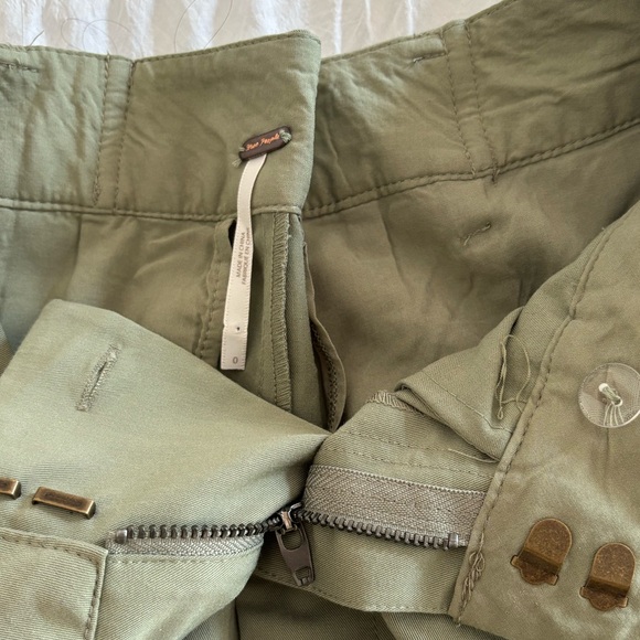 Adjustable Green Free People Pants/Trousers - Picture 3 of 6